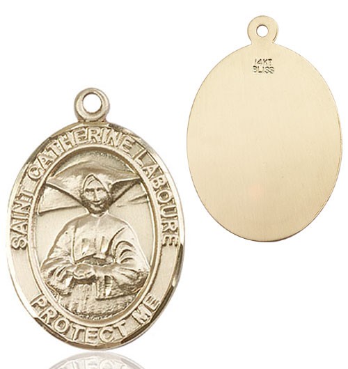 St. Catherine Laboure Medal - 14K Solid Gold