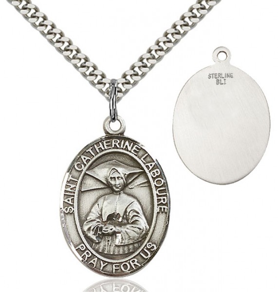 St. Catherine Laboure Medal - Sterling Silver