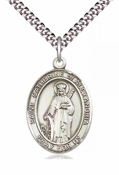 St. Catherine of Alexandria Medal - Pewter