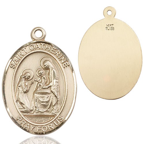 St. Catherine of Siena Medal - 14K Solid Gold
