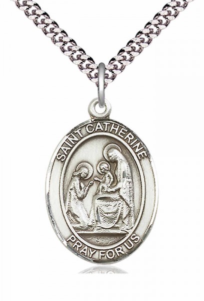 St. Catherine of Siena Medal - Pewter