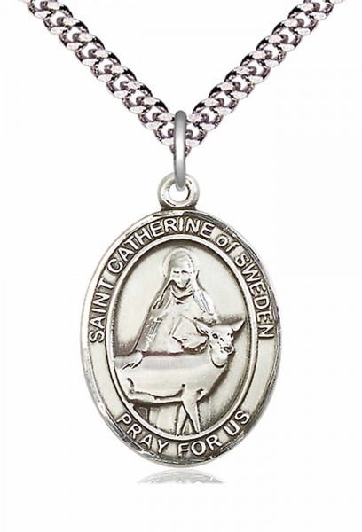 St. Catherine of Sweden Medal - Pewter