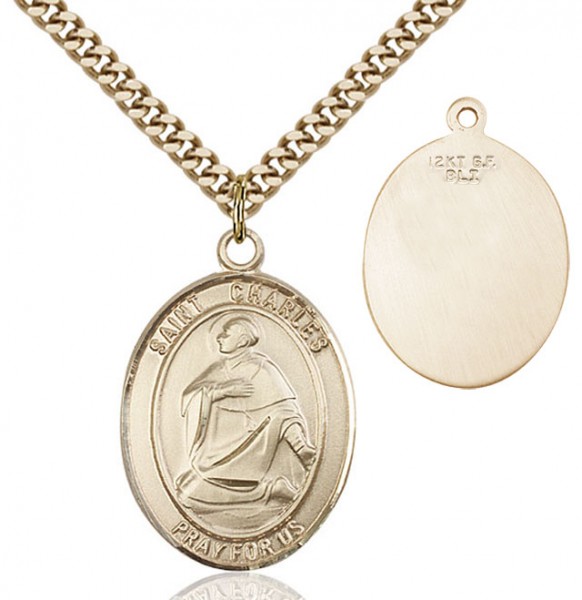 St. Charles Borromeo Medal - 14KT Gold Filled