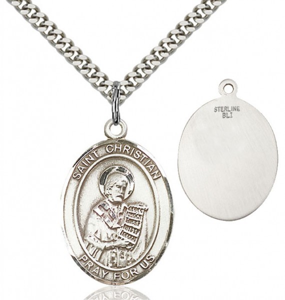 St. Christian Demosthenes Medal - Sterling Silver