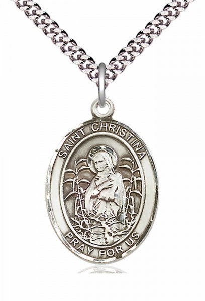 St. Christina Medal - Pewter