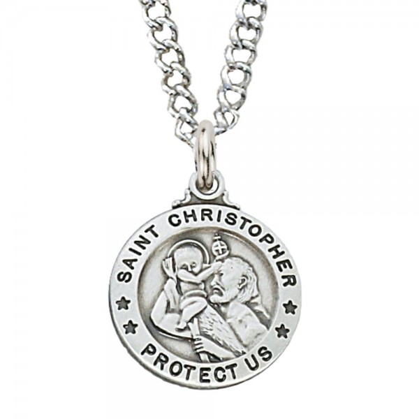 St. Christopher Medal - Silver
