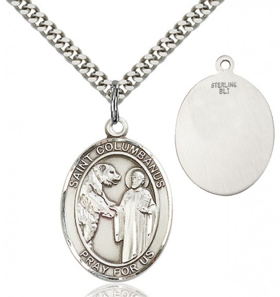 St. Columbanus Medal - Sterling Silver