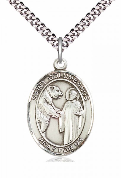 St. Columbanus Medal - Pewter