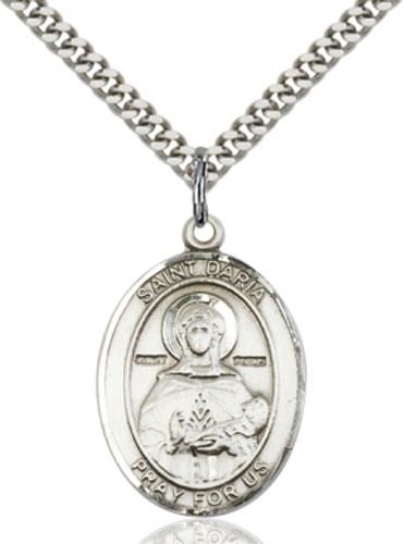 St. Daria Medal  - Sterling Silver