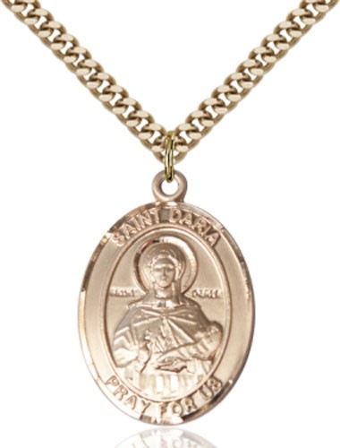St. Daria Medal  - 14KT Gold Filled