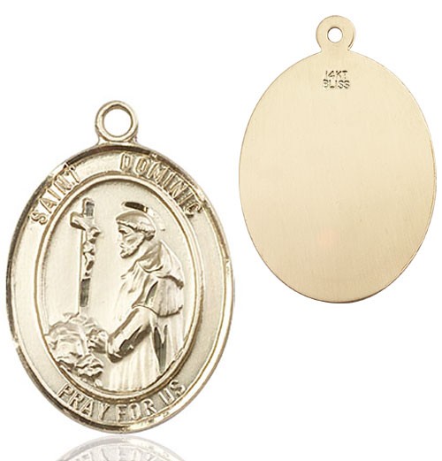St. Dominic de Guzman Medal - 14K Solid Gold
