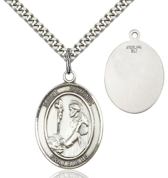 St. Dominic de Guzman Medal - Sterling Silver