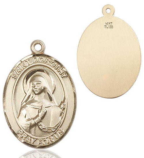 St. Dorothy Medal - 14K Solid Gold