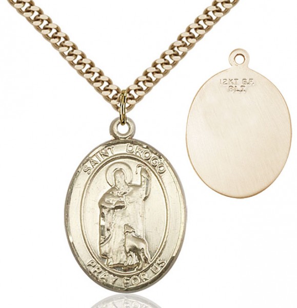 St. Drogo Medal - 14KT Gold Filled