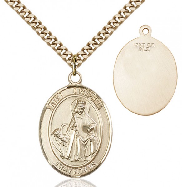 St. Dymphna Medal - 14KT Gold Filled