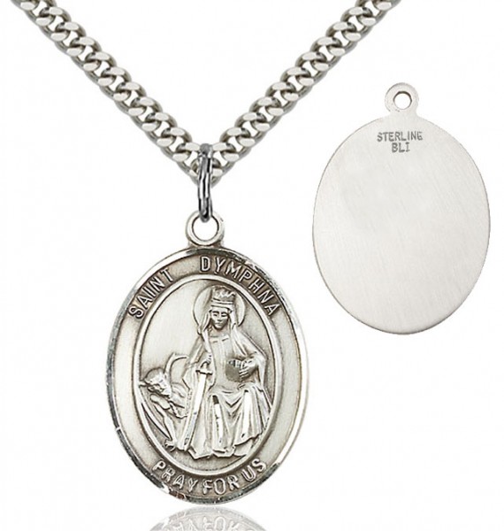 St. Dymphna Medal - Sterling Silver