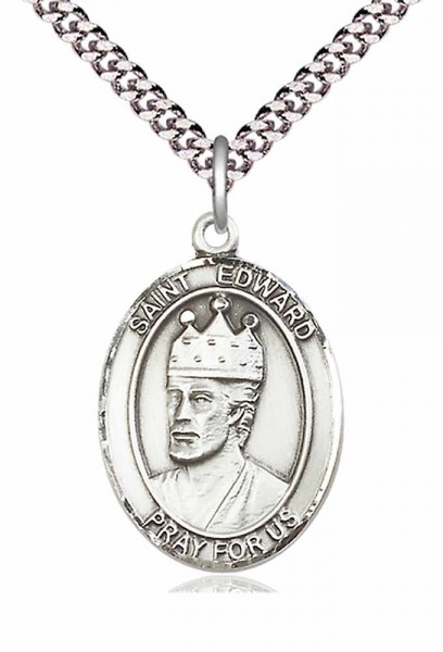 St. Edward the Confessor Medal - Pewter