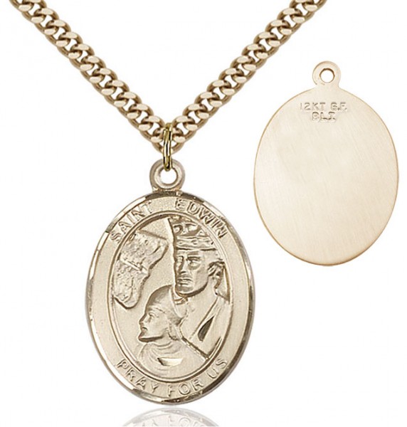 St. Edwin Medal - 14KT Gold Filled