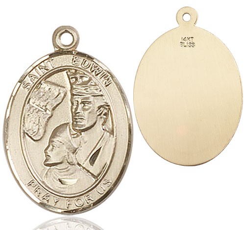 St. Edwin Medal - 14K Solid Gold