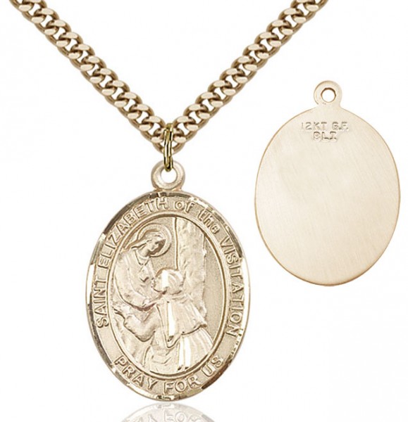 St. Elizabeth of the Visitation Medal - 14KT Gold Filled
