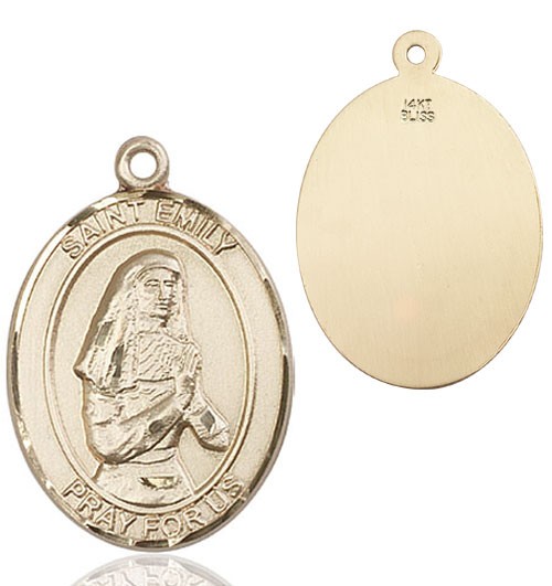 St. Emily de Vialar Medal - 14K Solid Gold