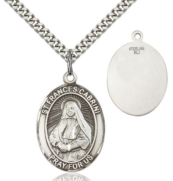 St. Frances Cabrini Medal - Sterling Silver
