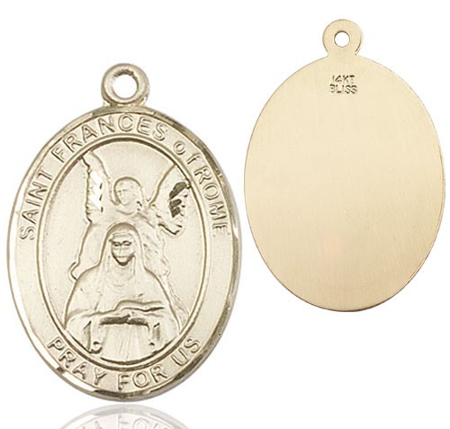 St. Frances of Rome Medal - 14K Solid Gold