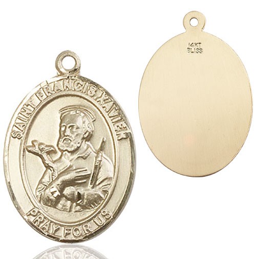 St. Francis Xavier Medal - 14K Solid Gold