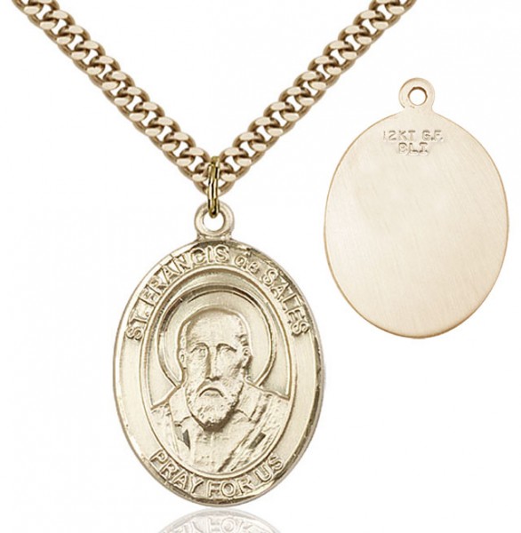 St. Francis de Sales Medal - 14KT Gold Filled