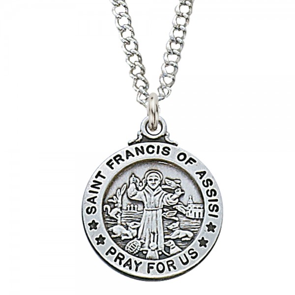 St. Francis of Assisi Medal - Silver
