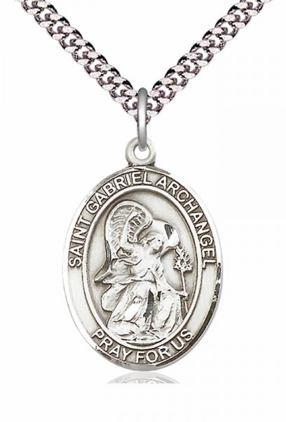 St. Gabriel the Archangel Medal - Pewter