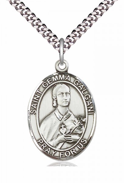St. Gemma Galgani Medal - Pewter