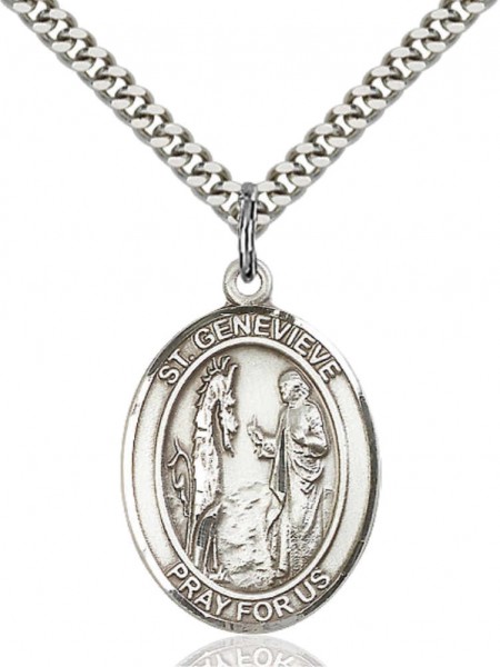 St. Genevieve Medal - Pewter