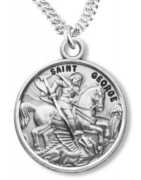 St. George Medal - Sterling Silver