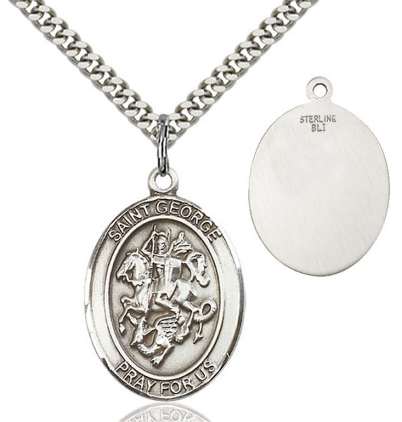 St. George Medal - Sterling Silver