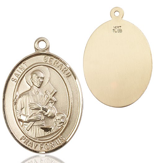 St. Gerard Majella Medal - 14K Solid Gold