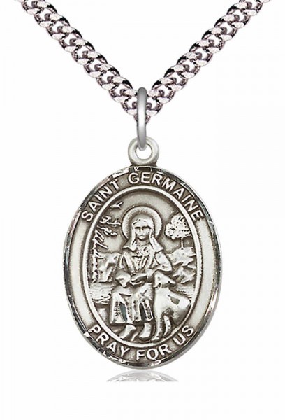 St. Germaine Cousin Medal - Pewter