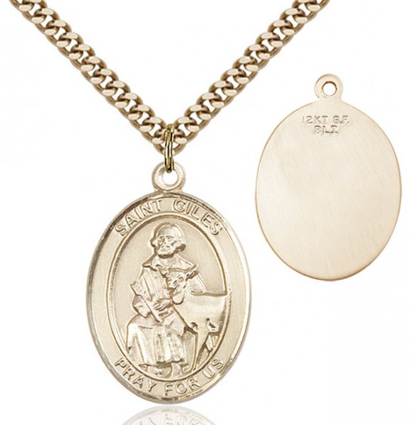 St. Giles Medal - 14KT Gold Filled