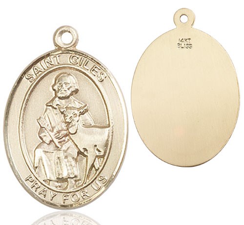 St. Giles Medal - 14K Solid Gold
