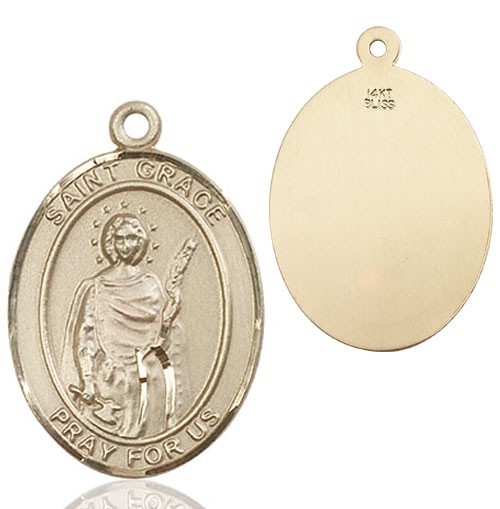St. Grace Medal - 14K Solid Gold
