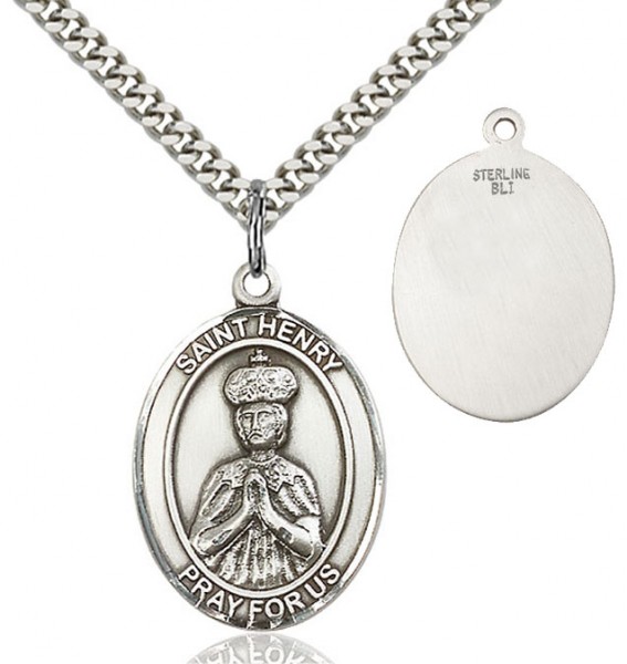 St. Henry II Medal - Sterling Silver