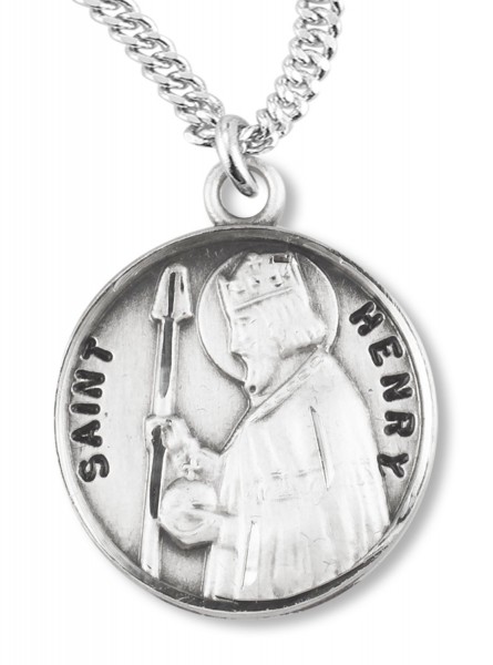 St. Henry Medal - Sterling Silver