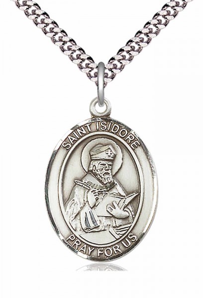 St. Isidore of Seville Medal - Pewter