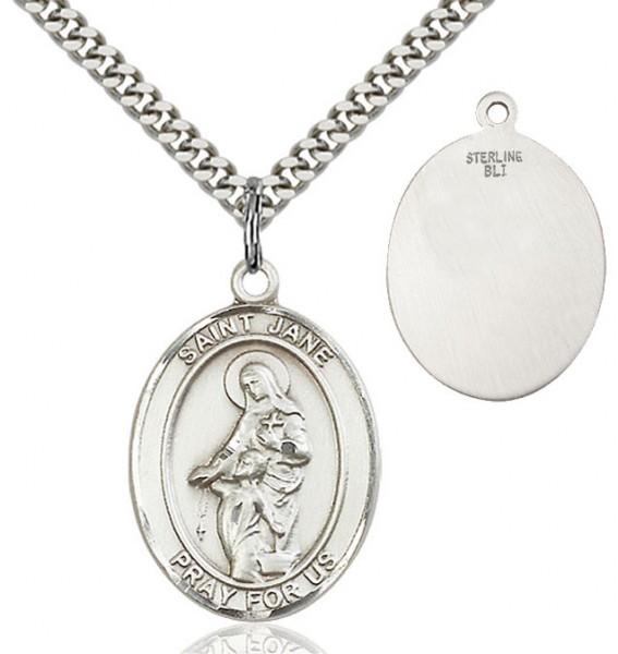 St. Jane of Valois Medal - Sterling Silver