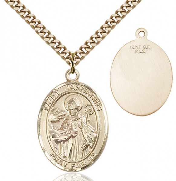 St. Januarius Medal - 14KT Gold Filled