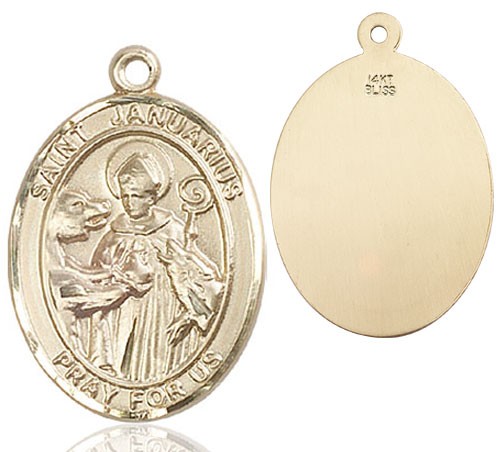 St. Januarius Medal - 14K Solid Gold