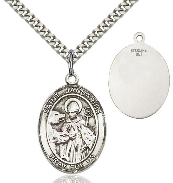 St. Januarius Medal - Sterling Silver