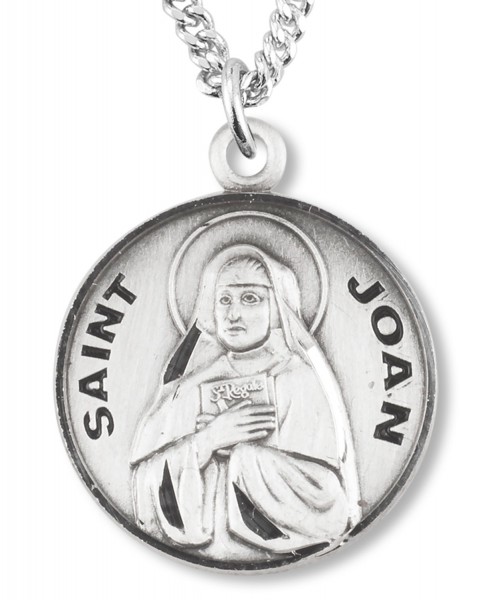St. Joan Medal - Sterling Silver
