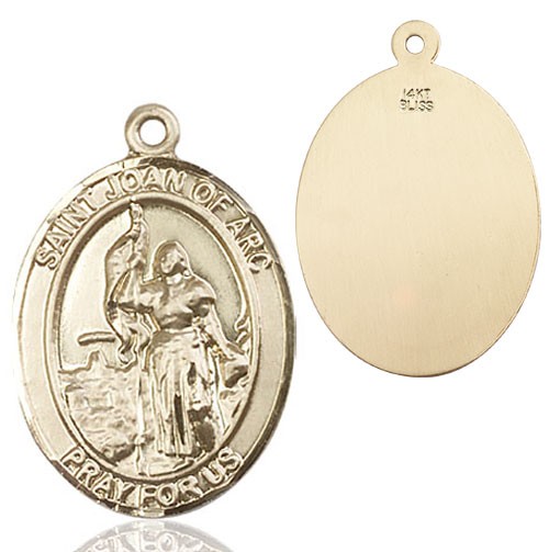 St. Joan of Arc Medal - 14K Solid Gold