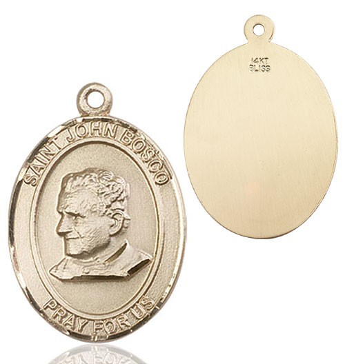 St. John Bosco Medal - 14K Solid Gold